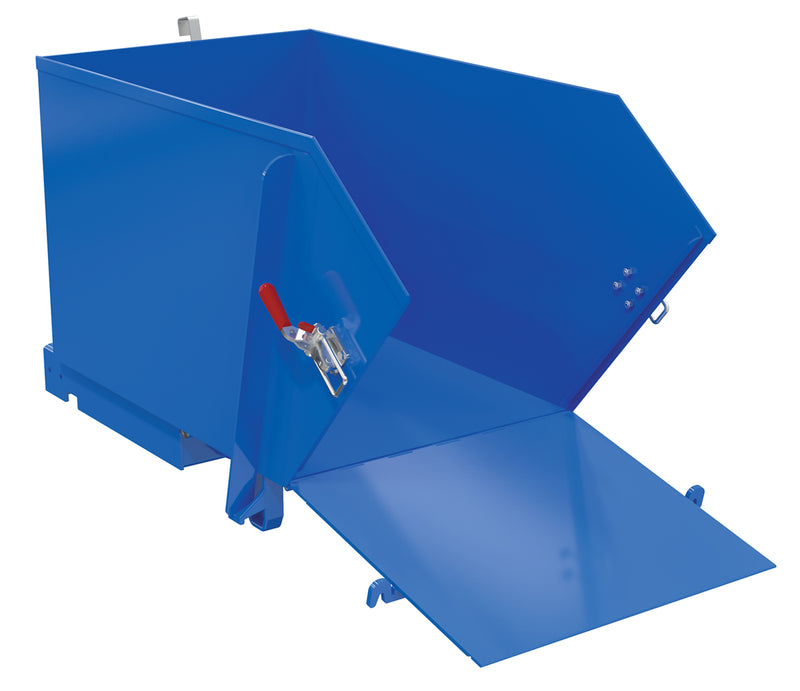 Vestil Self-Dumping Steel Hoppers with Fold Down Front (HDROP)