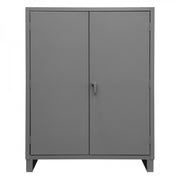 Durham Wardrobe Cabinet, 12 Gauge, 48 x 24 x 78, 1 Fixed Shelf, 4 Adjustable Shelves, Hanger Bar