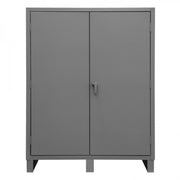 Durham Wardrobe Cabinet, 12 Gauge, 60 x 24 x 78, 1 Fixed Shelf, 4 Adjustable Shelves, Hanger Bar