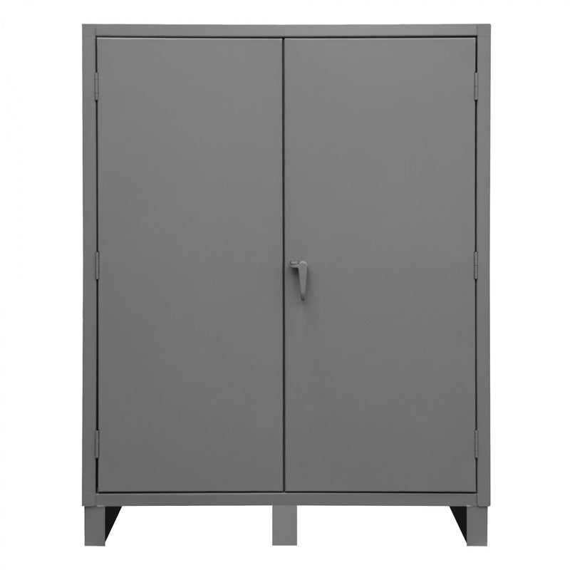 Durham Wardrobe Cabinet, 12 Gauge, 60 x 24 x 78, 1 Fixed Shelf, 4 Adjustable Shelves, Hanger Bar
