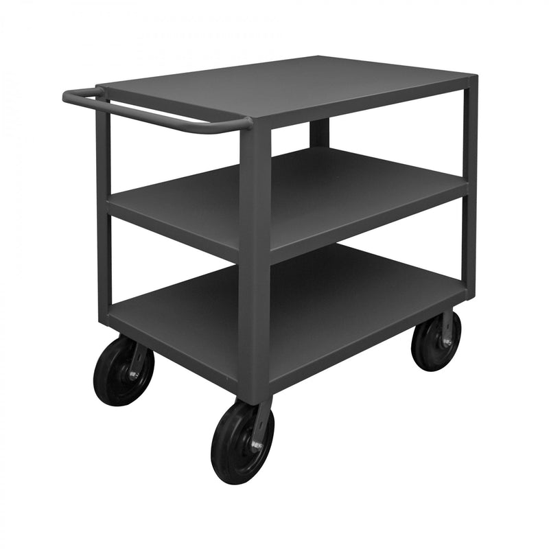 Durham Heavy Duty Service Truck, 12 Gauge Steel, 3 Shelves, 24 x 36, 5000 lbs. Capacity