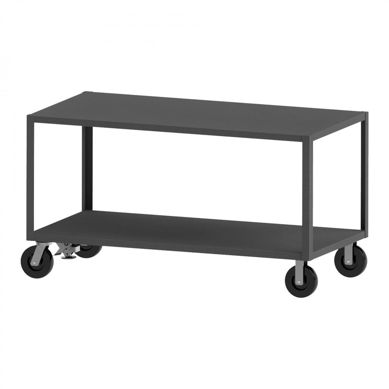 Durham Heavy Duty Service Truck, 12 Gauge Steel, 2 Shelves, 30 x 72, 5000 lbs. Capacity, No Handle