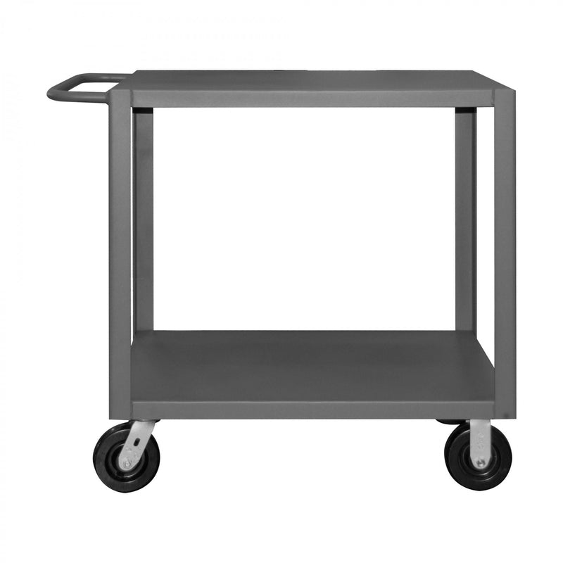 Durham Heavy Duty Service Truck, 12 Gauge Steel, 2 Shelves, 24 x 36, 5000 lbs. Capacity, Gray
