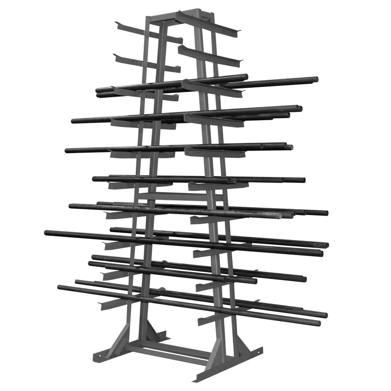 Durham Horizontal Storage Racks, 30 X 30-9/16 X 83-3/4, Gray