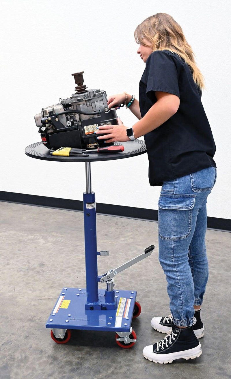Vestil Hydraulic Post Tables w/ Rounded Tops