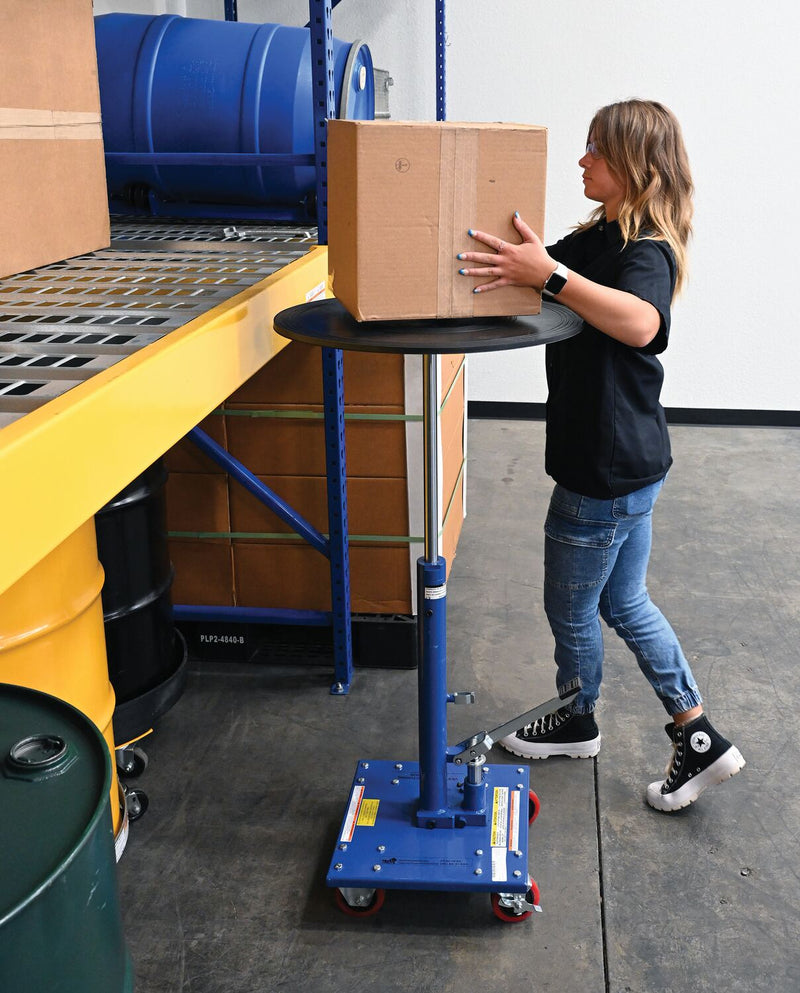 Vestil Hydraulic Post Tables w/ Rounded Tops
