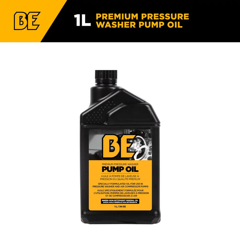 High Pressure Pump Oil for Pressure Washer – 1L (12 Pack) BE Power Equipment