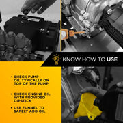 High Pressure Pump Oil for Pressure Washer – 1L (12 Pack) BE Power Equipment