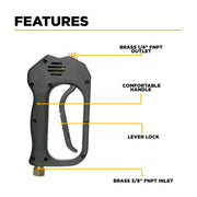 Horizontal Spray Gun BE Power Equipment