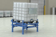 Vestil IBC Tilt Stands w/ Fork Pockets & IBC Tilting Cart