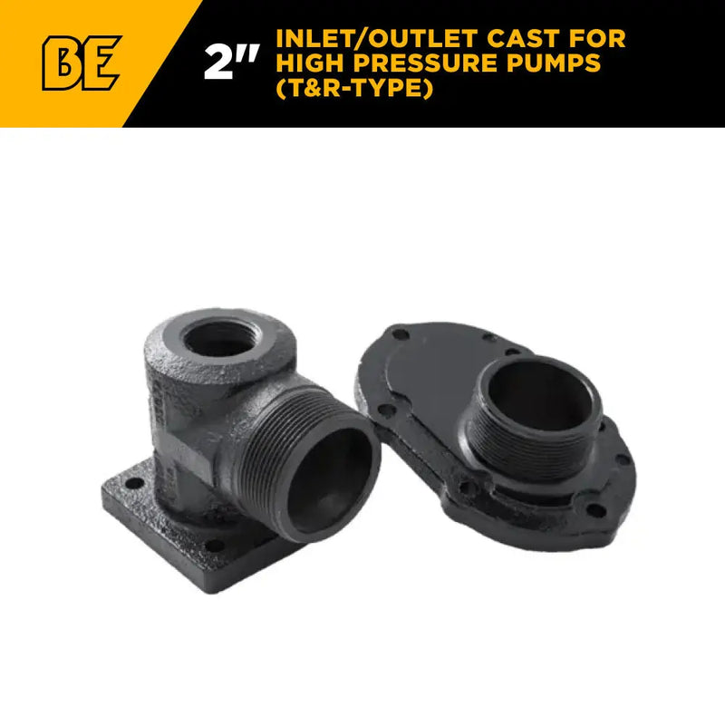 IN/OUTLET,2"HP CAST (T&R-TYPE) BE Power Equipment