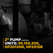 IN/OUTLET,2"HP CAST (T&R-TYPE) BE Power Equipment