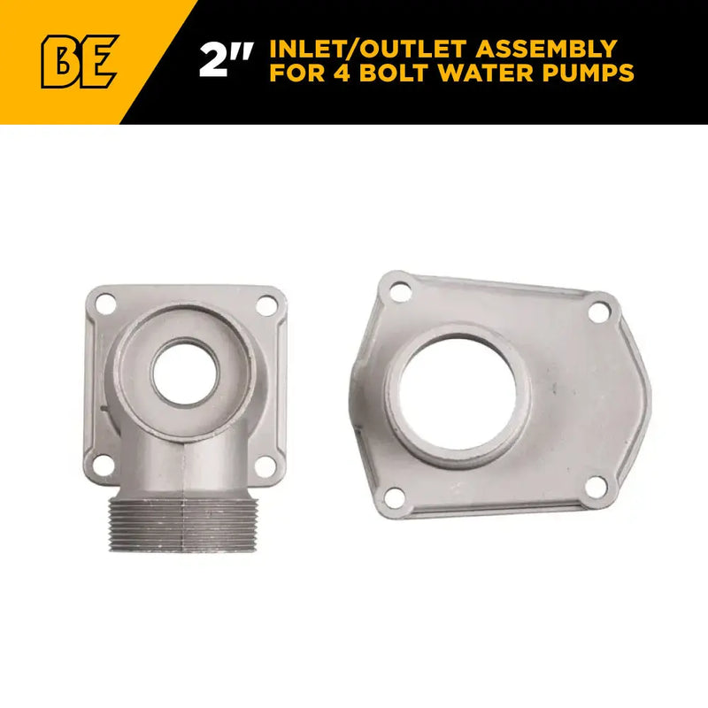 INLET/OUTLET 3" WP ASSY, 4BOLT BE Power Equipment