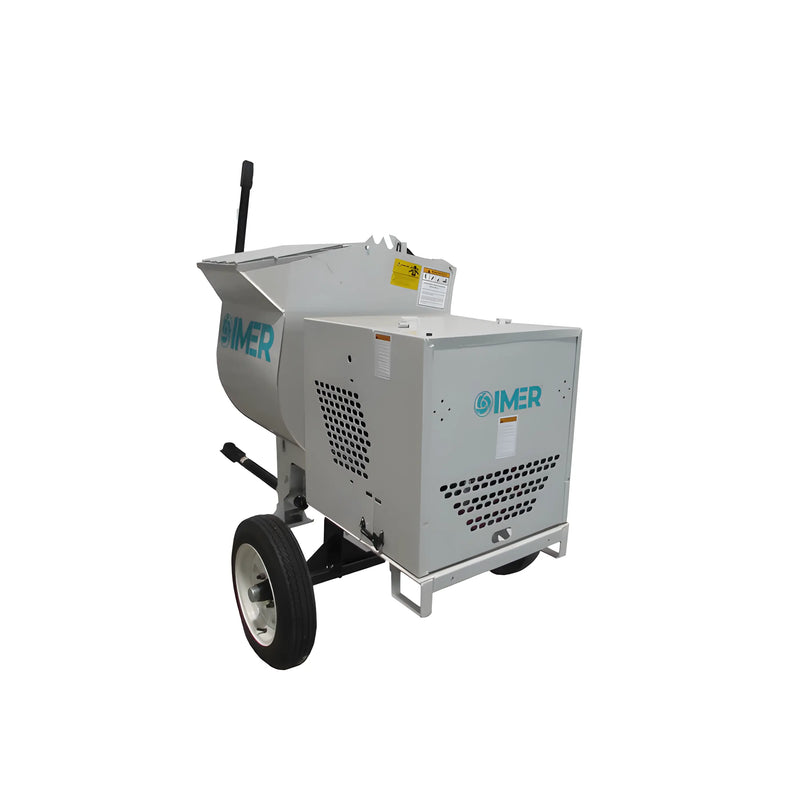 IMER HSM 8 - 1130081 | Horizontal Shaft Mortar Mixer | 8 cu ft Steel Drum