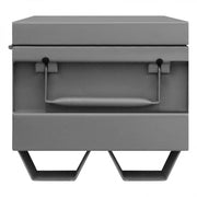 Durham Jobsite Storage Box, 5 Cu. Ft., 14 Gauge Steel, 32 X 19 X 17-7/8, Gray