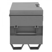 Durham Jobsite Storage Box, 9 Cu. Ft., 14 Gauge Steel, 42 X 19 X 23-1/2, Gray