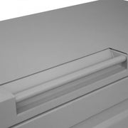 Durham Jobsite Storage Box, 9 Cu. Ft., 14 Gauge Steel, 42 X 19 X 23-1/2, Gray