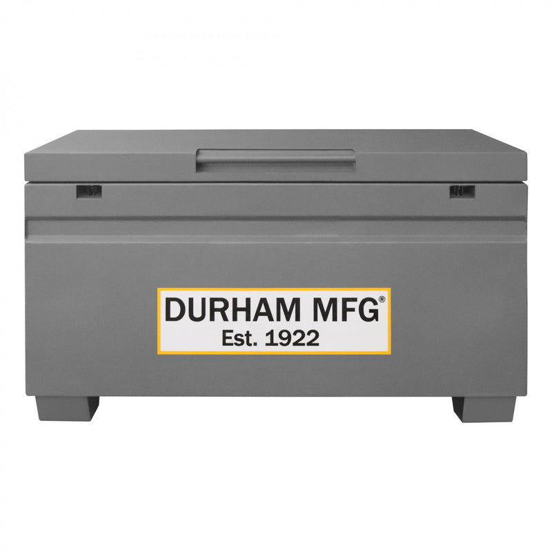 Durham Jobsite Storage Box, 16 Cu. Ft., 14 Gauge Steel, 48 X 24 X 27-13/16, Gray