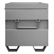 Durham Jobsite Storage Box, 16 Cu. Ft., 14 Gauge Steel, 48 X 24 X 27-13/16, Gray