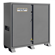 Durham Jobsite Storage Cabinet, 47.5 Cu. Ft., 14 Gauge Steel, 60 X 27-1/4 X 60-3/4, Gray