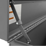 Durham Jobsite Storage Box, 24 Cu. Ft., 14 Gauge Steel, 60 X 24 X 22-3/4, Gray