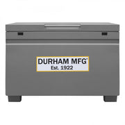 Durham Jobsite Storage Box, 25 Cu. Ft., 14 Gauge Steel, 48 X 30-1/16 X 33-7/8, Gray