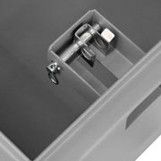 Durham Jobsite Storage Box, 25 Cu. Ft., 14 Gauge Steel, 48 X 30-1/16 X 33-7/8, Gray