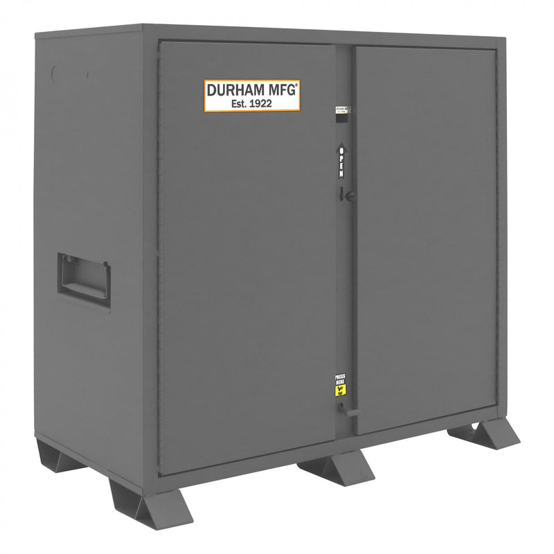 Durham Jobsite Storage Cabinet, 59 cu. ft., 14 Gauge Steel, 7 drawers, 3 shelves, 8 door shelves