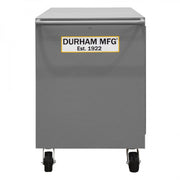 Durham Job Site Cabinet, Mobile, 4 Drawers, 1 Adjustable Interior Shelf, 4 Door Shelves, Pad Lockable