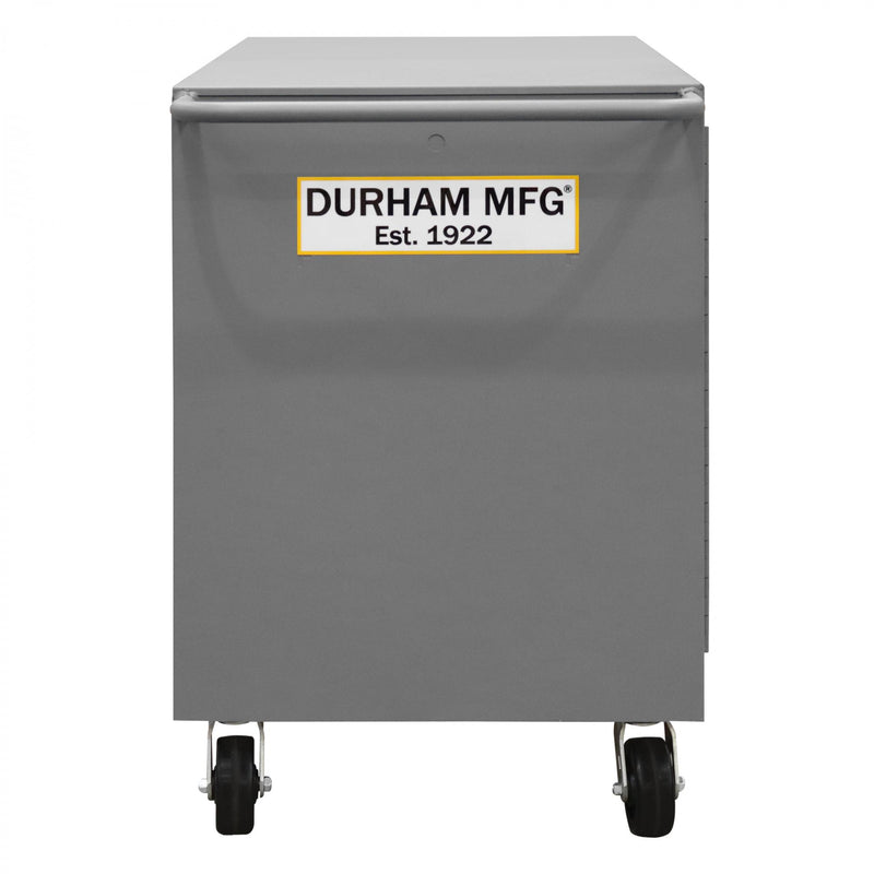Durham Job Site Cabinet, Mobile, 4 Drawers, 1 Adjustable Interior Shelf, 4 Door Shelves, Pad Lockable
