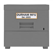 Durham Jobsite Piano Box, 38.3 Cu. Ft., 14 Gauge Steel, Fold down Cover, 48-1/2 x 33-7/8 x 49-7/16