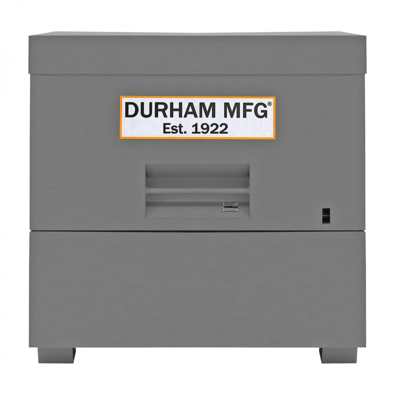 Durham Jobsite Piano Box, 38.3 Cu. Ft., 14 Gauge Steel, Fold down Cover, 48-1/2 x 33-7/8 x 49-7/16