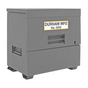 Durham Jobsite Piano Box, 38.3 Cu. Ft., 14 Gauge Steel, Fold down Cover, 48-1/2 x 33-7/8 x 49-7/16