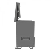 Durham Jobsite Piano Box, 38.3 Cu. Ft., 14 Gauge Steel, Fold down Cover, 48-1/2 x 33-7/8 x 49-7/16