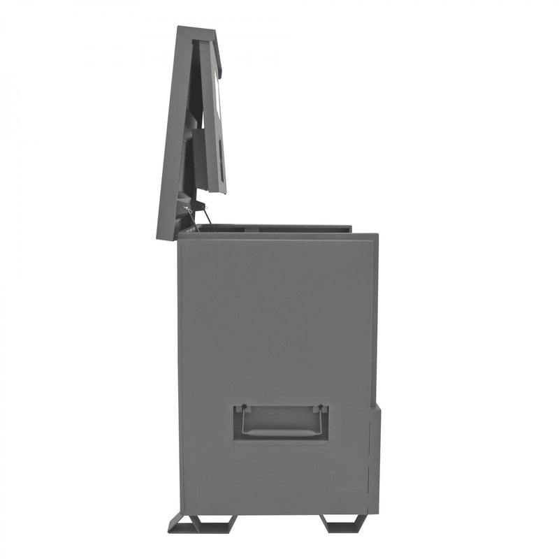Durham Jobsite Piano Box, 38.3 Cu. Ft., 14 Gauge Steel, Fold down Cover, 48-1/2 x 33-7/8 x 49-7/16