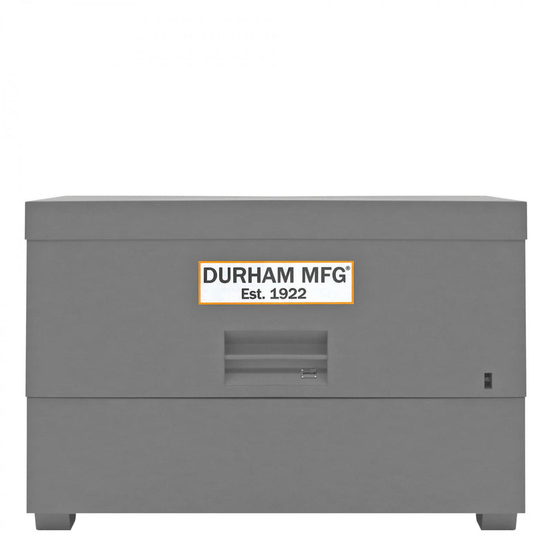 Durham Jobsite Piano Box, 57.4 cu. ft., 14 Gauge Steel, Fold down cover, 72-7/16 x 33-7/8 x 49-7/16