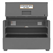 Durham Jobsite Piano Box, 57.4 cu. ft., 14 Gauge Steel, Fold down cover, 72-7/16 x 33-7/8 x 49-7/16