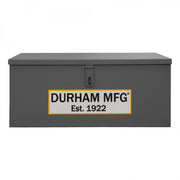 Durham Welders Box, Jobsite Box, 2 Cu. Ft., 14 Gauge Steel, 28-5/16 X 12-5/8 X 12-3/16, Gray