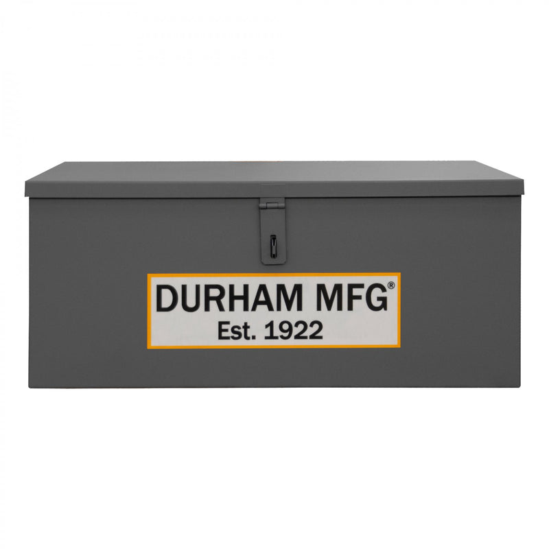Durham Welders Box, Jobsite Box, 2 Cu. Ft., 14 Gauge Steel, 28-5/16 X 12-5/8 X 12-3/16, Gray