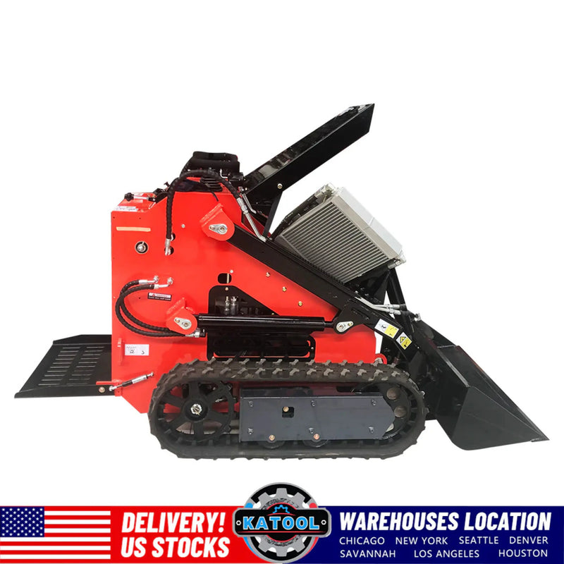 KATOOL New Mini Skid Steer Track Loader 23 HP Lifting Capacity 837LBS--KT-SK26 B Katool