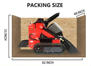 KATOOL New Mini Skid Steer Track Loader 23 HP Lifting Capacity 837LBS--KT-SK26 B Katool
