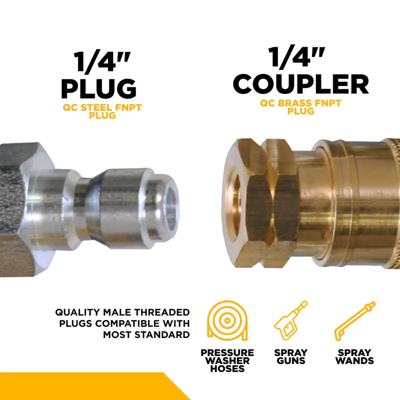 KIT, FITTINGS; QCxMNPT BE Power Equipment