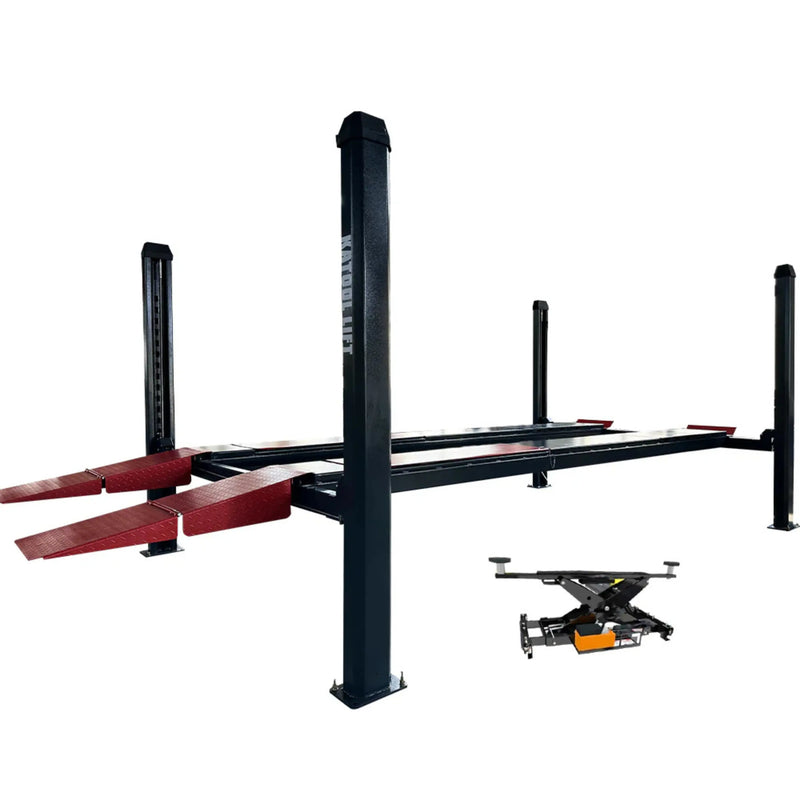 KT-4H120X Heavy Duty Four Post Lift 12,000 lbs Capacity Katool