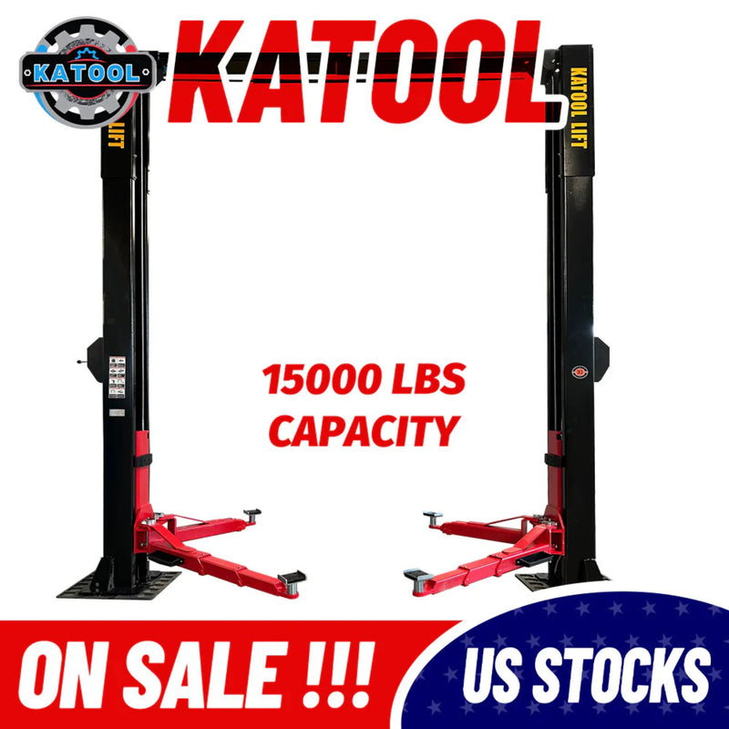 KT-M150D 15,000 lbs Two Post Lift Katool
