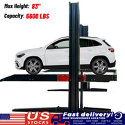 KT-P2700 2 post floor plate parking lift -2 column parking lift car parking lift 6600 LBS Katool