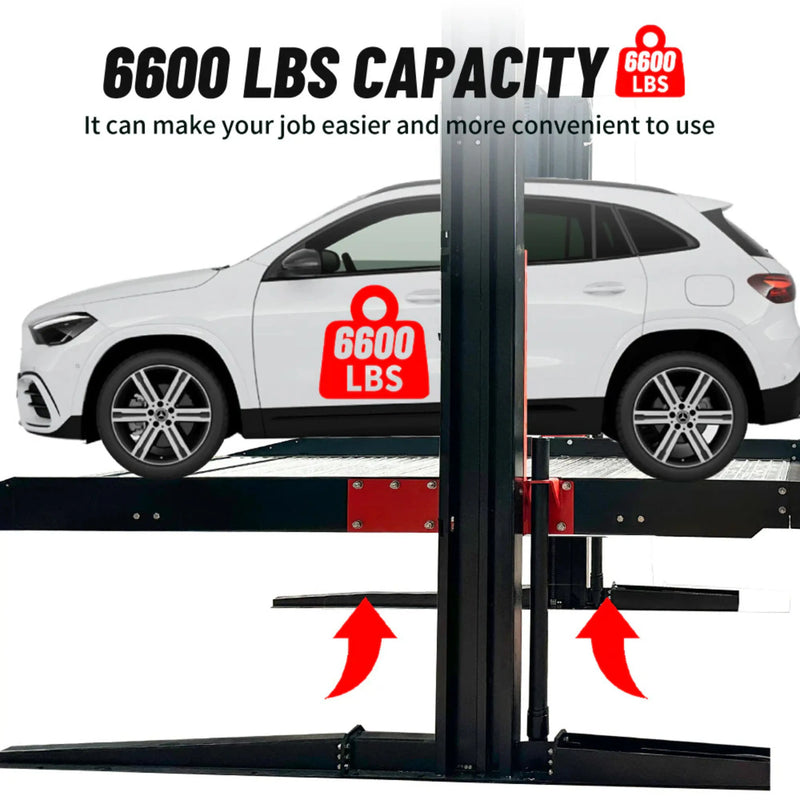 KT-P2700 2 post floor plate parking lift -2 column parking lift car parking lift 6600 LBS Katool