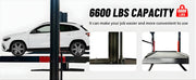 KT-P2700 2 post floor plate parking lift -2 column parking lift car parking lift 6600 LBS Katool
