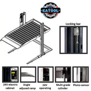 KT-P2700 2 post floor plate parking lift -2 column parking lift car parking lift 6600 LBS Katool