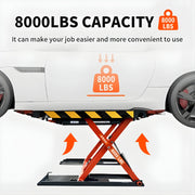 KT-X90E 8000 lbs Electric Mid Rise Scissor Lift 47" Lifting Height Katool