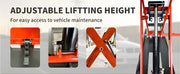 KT-X90E 8000 lbs Electric Mid Rise Scissor Lift 47" Lifting Height Katool